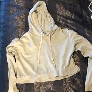 3/$15 mix and match. Cropped hooded sweatshirt. Cute for teens.